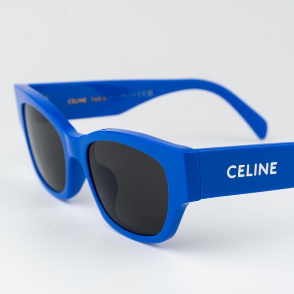 Celine MONOCHROMS Men Sunglasses Blue Grey Cat Eye CL40197U 92A BRAND NEW - Picture 7 of 10